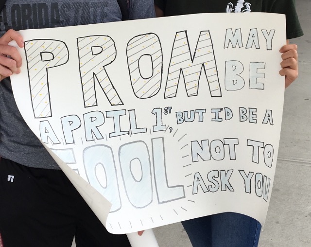 Prom may be April 1st, but Id be a fool not to ask you