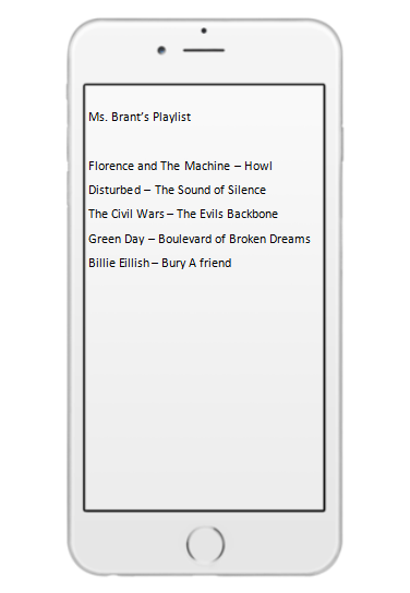 Ms. Brant's Playlist