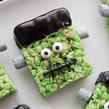 Rice Crispy Frankenstein